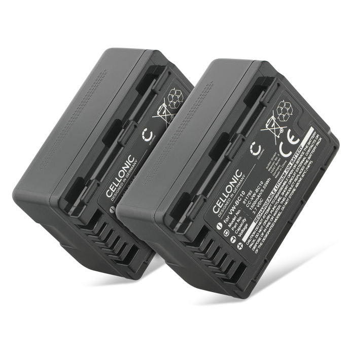 2x Panasonic HC-V700 Akku Batterie