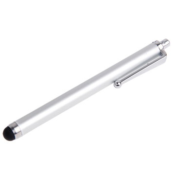 Touchscreen-Stylus-Stift für iPad, iPhone, Samsung, Kindle – Präziser kapazitiver Eingabestift für Tablets, Smartphones & Laptops – silber