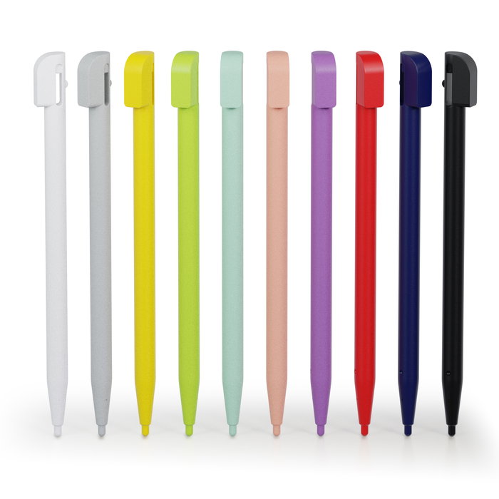 Set: 10x Touchpen - Kapazitiver Ersatzstift, passend für Nintendo DS Lite Stift Halterung + Bildschirm - Touch Display Eingabestift, Stylus Pen für Touchscreen - Touchstift Bedienstift