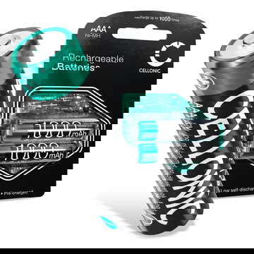 Ersatz Akku für NUK Eco Control 550VD Babyphone Ersatzakku - 2x 1000mAh AAA Babyfon Zusatzakku , Batterie