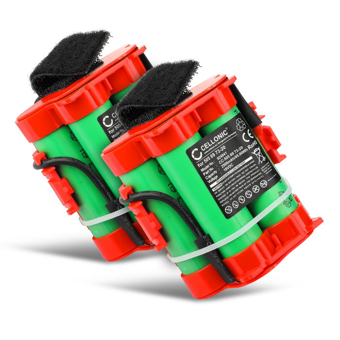 2x Gardena 586 57 62-03 Akku 2500mAh 18V Ersatzakku Batterie von CELLONIC
