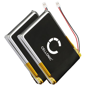 2x Akku für Jabra Pro 9470, 9450, 9460, 9400, 9465 14192-00,AHB412434PJ (230mAh, 3.7V) von CELLONIC