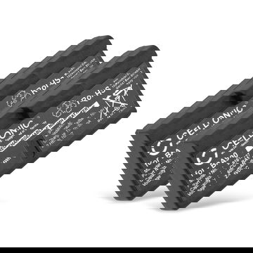 2x BA90, BA 90, E 180 Ersatz Akku für Sennheiser Audioport A1, HDE, HDI, RI, E90 Set90, E180 Set180 - Kopfhörer / Headset Ersatzakku - 60mAh Batterie