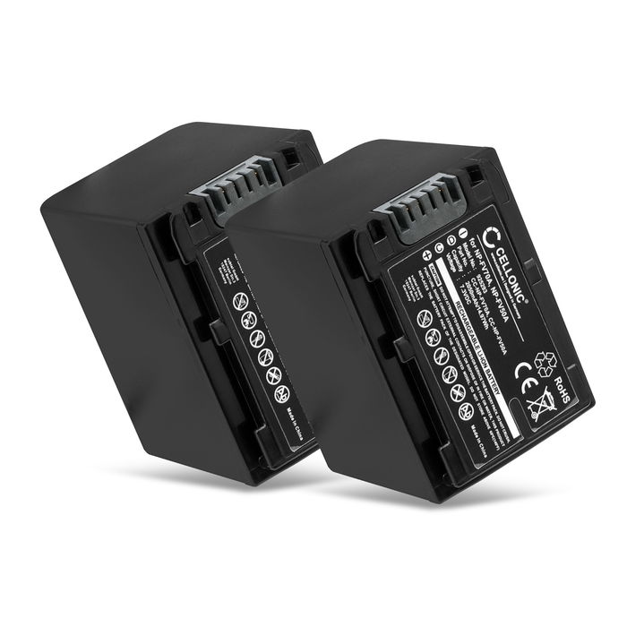 2x Sony NP-FV70A Akku Batterie