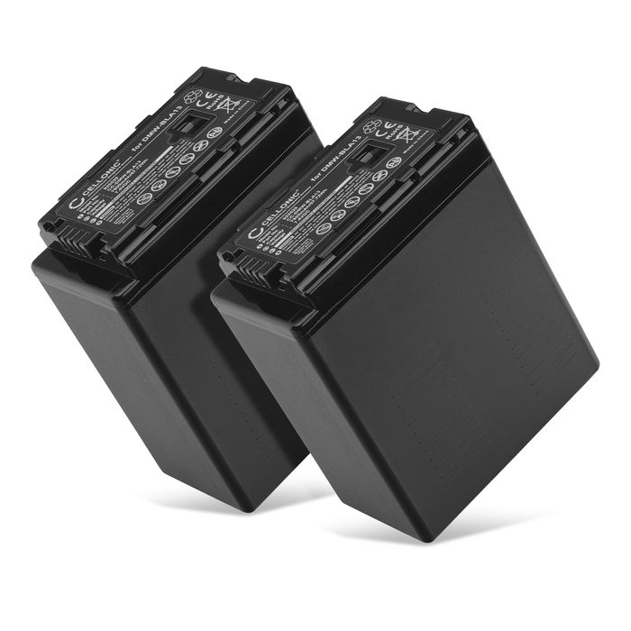 2x Panasonic AG-AC130 Akku Batterie