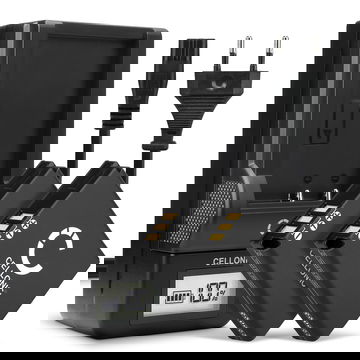 2x Ersatz Akku LB-080 + Ladegerät für Kodak PIXPRO SP360, SP360 4K, SP1, SP1 HD, Orbit360 4K, PlaySport Zx5, LB-080 Kamera - 1100mAh Ersatzakku Batterie, Ladekabel, Akkuladegerät