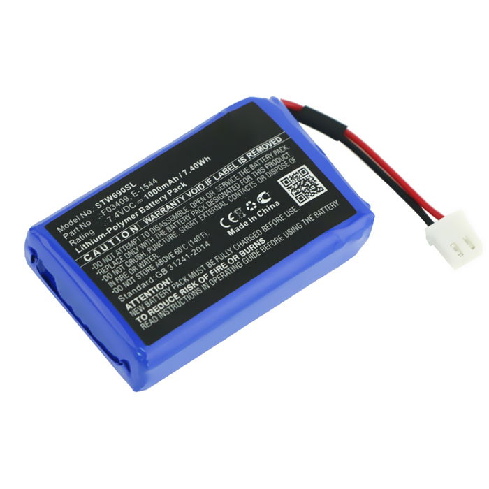 Satlink WS-6908 Akku 1000mAh Ersatzakku Batterie von subtel