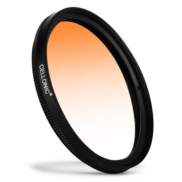 Farbverlauf Filter Orange für Panasonic Leica / Lumix Ø 62mm Verlauffilter