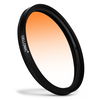 Farbverlauf Filter Orange für Panasonic Lumix Ø 37mm Verlauffilter