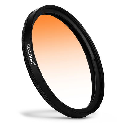 Farbverlauf Filter Orange für Panasonic Lumix Ø 37mm Verlauffilter