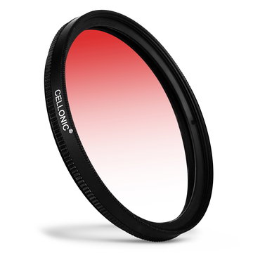 Farbverlauf Filter Rot für Sony Ø 62mm Verlauffilter