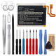 1x Battery (200mAh, 3.7V) + Tool-kit