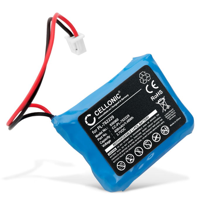 Akku für Educator ET-300 / ET-302 / ET-402 (Ferntrainer, Halsband) - PL-762229,V2015-E05 (400mAh) Ersatzakku