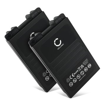 2x Akku für Autec CB71.F, FUA10, UTX97 transmitter MH0707L, NC0707L (2000mAh, 7.2V) von CELLONIC