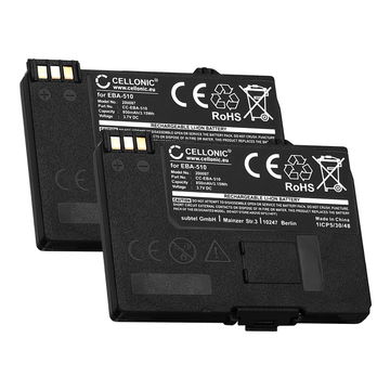 2x Akku für Siemens A70, A65, A60, C60, MC60, A57, A55, C55, M55, S55 - EBA-510 (850mAh) , Ersatzakku