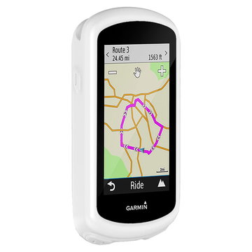 subtel Schutzhülle kompatibel mit Garmin Edge 1030 / Edge 1030 Plus Silikonhülle - Schutz Tasche Silikon Hülle, Fahrrad Navi Case - GPS Cover Bumper Etui weiß