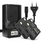 2x Battery (1600mAh, 7.4V) + Charger