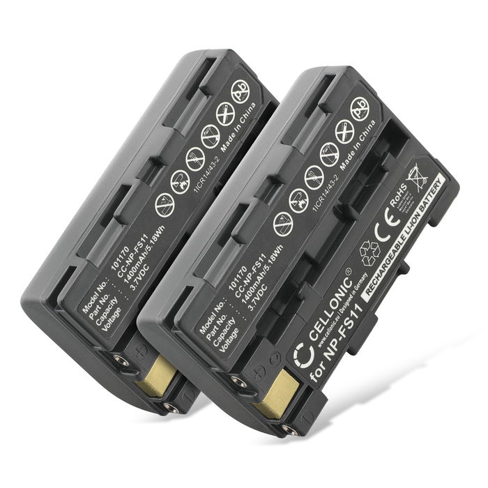 2x Sony Cyber-shot DSC-P1 Akku Batterie