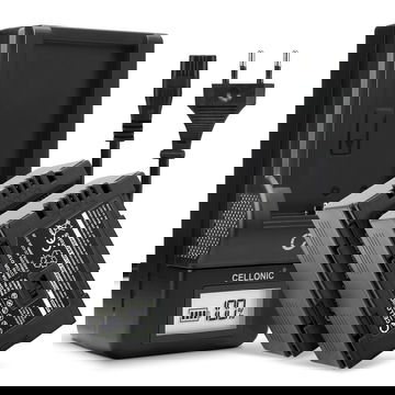 2x Ersatz Akku CGA-D54 CGR-D120 -D220 + Ladegerät für Panasonic AG-DVX100 NV-GS11 NV-DS60 NV-GS1 NV-DS27 NV-DS29 Kamera - 2200mAh Ersatzakku Batterie, Ladekabel, Akkuladegerät