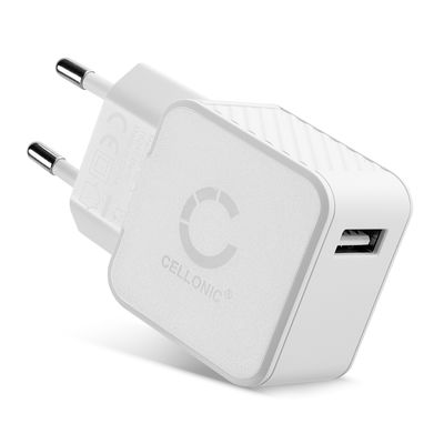 CELLONIC 0.7A x1 / 0.5A x2 USB Ladeger&auml;t f&uuml;r Smartphone Tablet MP3 Kamera - Ladeadapter mit USB Anschluss Stecker - Strom Adapter: Ladestecker f&uuml;r Steckdose - Lader Netzstecker Netzteil