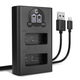 Dual Charger + USB Cable