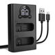 Doppelladegerät + USB Kabel