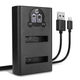 Doppelladegerät + USB Kabel