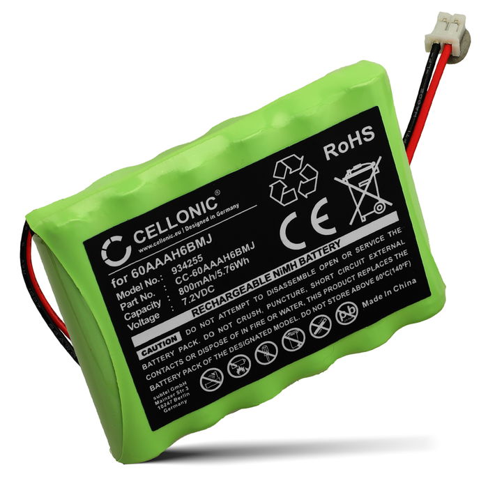60AAAH6BMJ,802306063H Ersatz Akku für Yale HSA6410 / Easy Al / Easy Fit / Easy EF Ersatzakku 60AAAH6BMJ, 802306063H - Zusatzakku 800mAh, Batterie
