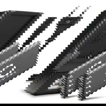 2x Ersatz Akku Li-40b Li-42b + Ladegerät für Olympus VR-310, DS-7000, VH-210, VR-320, FR-4000, FE-230, Tough TG-310, FE-20 Kamera - 700mAh Ersatzakku Batterie, Ladekabel, Akkuladegerät