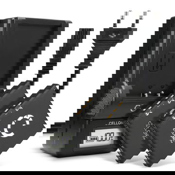 2x Ersatz Akku KLIC-7001 + Ladegerät für Kodak EasyShare M763, M753, M893 IS, M863, M853, Kodak KLIC-7001, M340, M320 Kamera - 700mAh Ersatzakku Batterie, Ladekabel, Akkuladegerät