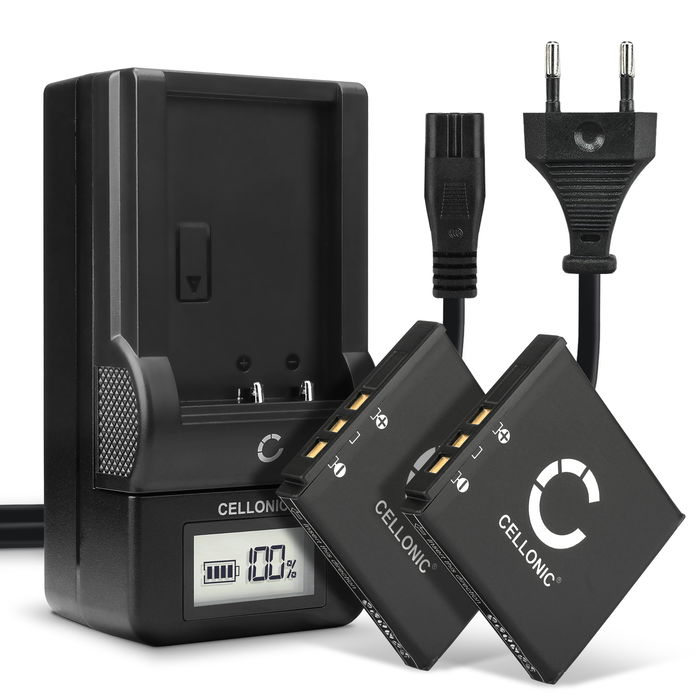 2x Akku für Kodak Easyshare V570 Ersatzakku 700mAh Batterie + Ladegerät