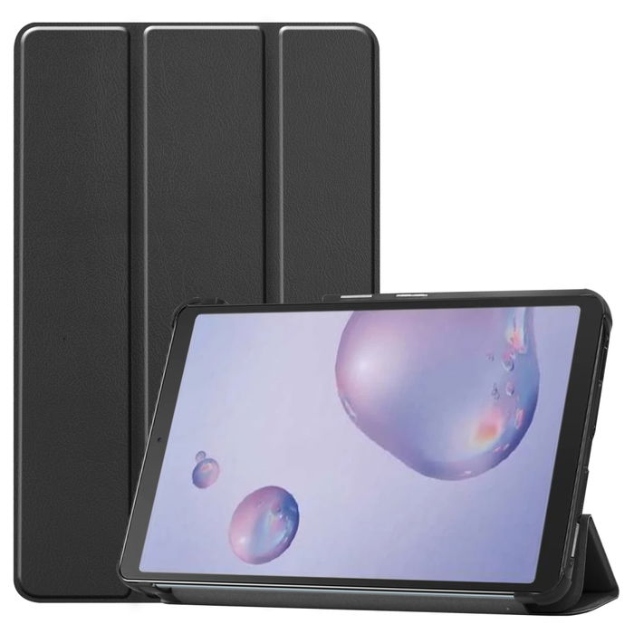 Flip Cover Tablethülle für Samsung SM-T307 Galaxy Tab A 8.4 (2020) Tablet Schutzhülle mit Bumper und Ständer / Stankfunktion - Kunstleder schwarz Bookstyle Case Klapphülle faltbar - Touchpad Tasche / Hülle