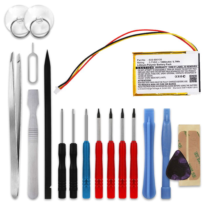 Logitech G703 Akku + Werkzeug-Set 1000mAh Ersatzakku Batterie von subtel