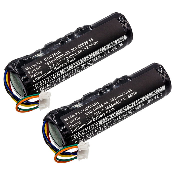 2x Garmin Astro DC30 Akku 3400mAh Ersatzakku Batterie von subtel