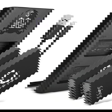 2x Kamera Akku für FujiFilm X-T3 X-T30 X-T20 X-T2 X-T100 X-T10 X-T1 Fuji X100f X-Pro3 X-Pro2 X-E3 X-M1 X-H1 X-A2 - NP-W126S NP-W126 Ersatzakku 1140mAh + Dual Ladegerät BC-W126 Ladekabel, Batterie