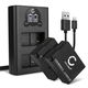 2x Battery (1000mAh, 7.4V) + Dual Charger