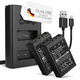 2x Akku 1000mAh+ Dual Ladegerät