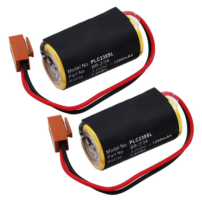 2x Panasonic CR17335 Akku 1200mAh Ersatzakku Batterie von subtel