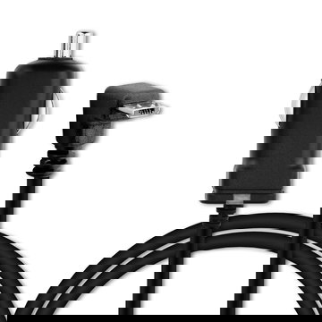 KFZ Ladekabel für Becker Ready 50 Ready 6 Ready 70 Transit 50 Transit 6 Transit 70 Professional 6 Active 45 Active 50 Revo 1 Revo 2 - 1.1m, 5V, 1A Auto Ladegerät  90° abgewinkelter Stecker