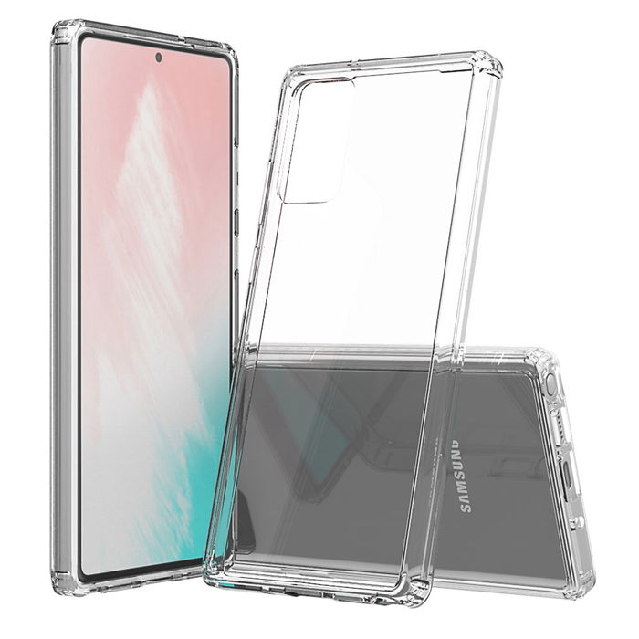 subtel Schutzhülle Backcover kompatibel mit Samsung Galaxy Note 20 Handyhülle Handytasche Hülle TPU Handyschutz Tasche Back Case Bumper Transparent