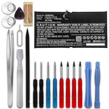 Tablet Ersatz Akku für Huawei MediaPad M5 10.8 / M5 Pro 10.8 - 7300mAh Ersatzakku HB299418ECW Tabletakku + Werkzeug-Set Batterie
