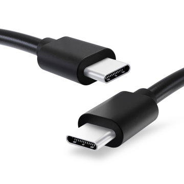 USB Kabel für Logitech Craft / MX Master 3 / MX Keys / MX Anywhere 3 - Ladekabel 1m 3A (PD 60W) PVC Datenkabel schwarz
