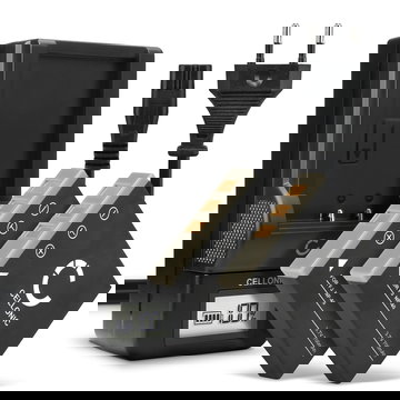 2x Ersatz Akku DMW-BCB7 CGA-S004 CGA-S004A CGA-S004E + Ladegerät für Panasonic Lumix DMC-FX7, Panasonic Lumix DMC-FX2 Kamera - 700mAh Ersatzakku Batterie, Ladekabel, Akkuladegerät