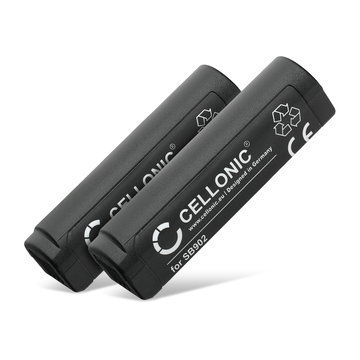 2x Battery for Shure GLXD1, Shure GLXD2, Shure MXW2, Shure GLX-D Digital Wireless Systems 1100mAh from CELLONIC