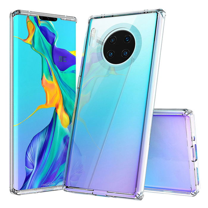 subtel Schutzhülle Backcover kompatibel mit Huawei Mate 30 Pro Handyhülle Handytasche Hülle TPU Handyschutz Tasche Back Case Bumper Transparent