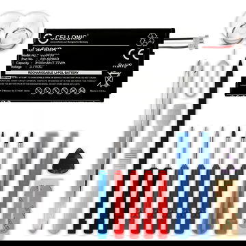 SP86R Ersatz Akku für Sony PS Vita 2007 / PCH-2007 / PSV2000 - Console / Controller Ersatzakku 2100mAh + Werkzeug-Set, Batterie