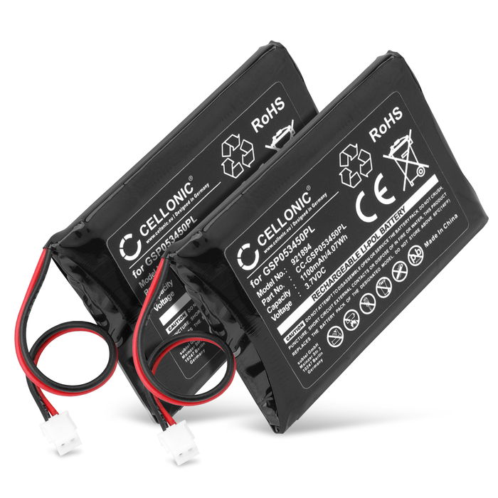 2x Babyalarm Neonate BC-5700D Akku 1100mAh Ersatzakku Batterie von subtel