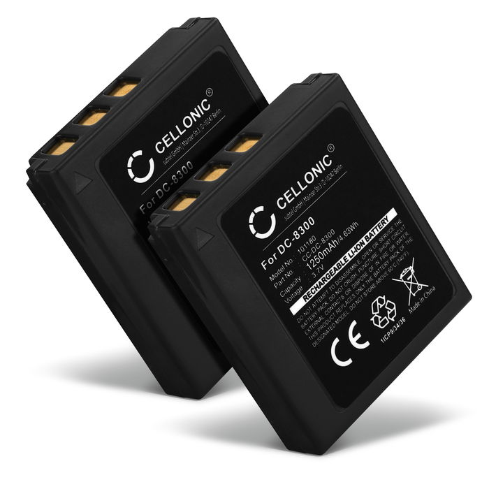 2x Akku für Traveler DC-X5 Batterie