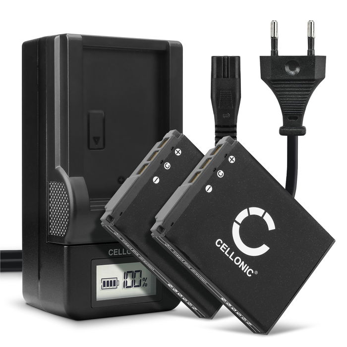 2x Akku für Sony NP-FR1 Batterie