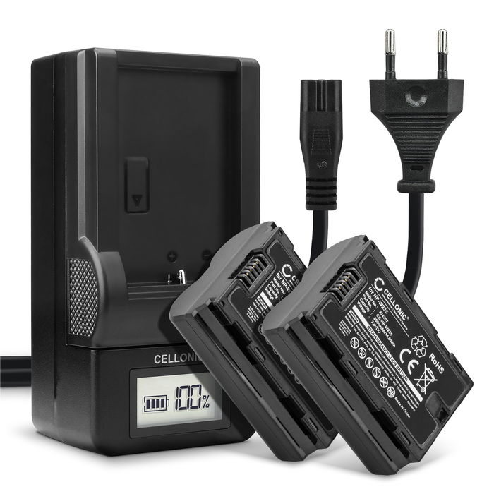 2x FujiFilm X-T5 Akku, 2000mAh Kamera Ersatzakku + Ladegerät, Batterie